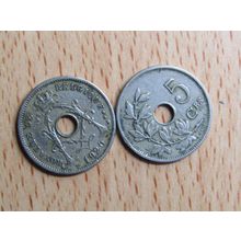 Belgium 1920 5 Centime Belgique (French Text) Coin