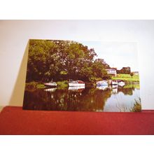 THE RIVER, WANSFORD, PETERBOROUGH, NORTHAMPTONSHIRE unused postcard =
