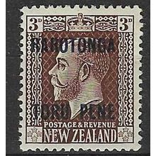 COOK ISLANDS 1919 GV RAROTONGA APA PENE OVERPRINT 3d MINT SG59