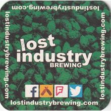 BEER MAT - LOST INDUSTRY BREWING - SHEFFIELD FESTIVAL - (Cat 001) - (2016)