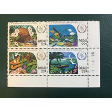ICOLLECTZONE US Palau 109-112 Plate Block VF NH