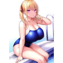 Swimsuit Anime E Girl Poster Canvas Movie Film Print A0 A1 A2 A3 A4 A5 A6 Art Wa