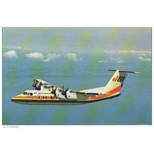 Air Wisconcsin De Havilland Dash 7 Aircraft Postcard (A13814)