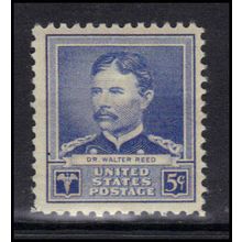 877 5c Dr. Walter Reed Fine MNH U2380