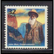 3182j 32c John Muir Fine MNH V2867