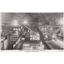 Festival Of Britain The Dome Interior Southbank RPC Postcard