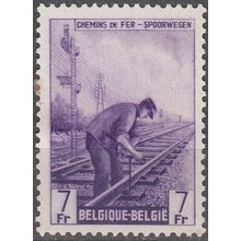Belgique 1945 Michel Colis Postaux 268 O Cote (2008) 0.40 € Cheminot