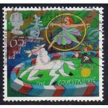 GB 2002 Europa - Circus - Equestrienne 65p Used
