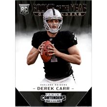 2014 Football Panini Contenders Derek Carr-Rookie of the Year Contenders
