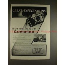 1957 Zeiss Ikon Contaflex Camera Ad, Great Expectations
