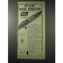 1958 BSA Rifle Ad - Recoil Reduction