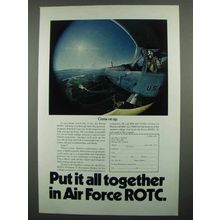 1974 U.S. Air Force ROTC Ad - Come On Up