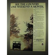 1974 U.S. Army Reserve Ad - See The Country