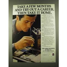 1974 U.S. Army Reserve Ad - Try Out a Career