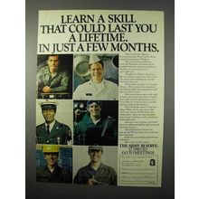 1975 US. Army Reserve Ad - Learn a Skill