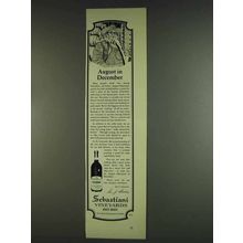 1978 Sebastiani Zinfandel Wine Ad - August in December