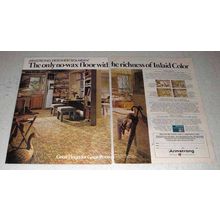 1980 Armstrong Solarian Floor Ad - Inlaid Color