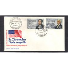 FDC Int'l St. Christopher Honoring USA Bicent (Cachet-U/A) CV01104