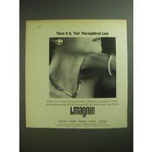 1974 I.Magnin Grosse Choker, Bracelet and earrings Ad - There it is.