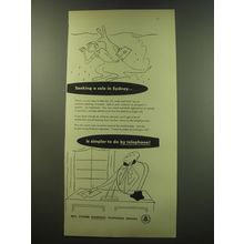 1949 Bell Telephone Ad - Seeking a sale in Sydney