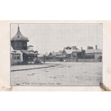 Foster Post Office Square Canada 1907 Old Postcard