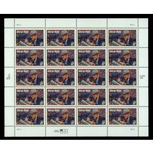 George Halas Football Coach Sheet of Twenty 32 Cent Postage Stamps Scott 3150