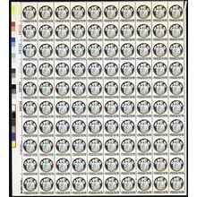 1768, MNH 15¢ Perf Shift Error Full Sheet of 100 Stamps - Stuart Katz