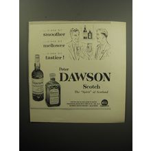 1954 Peter Dawson Scotch Ad - a wee bit smoother