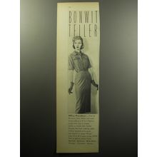 1957 Bonwit Teller Fashion by Dan Keller Ad - Office Procedure