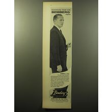 1960 Bemberg Rayon Advertisement - Goodman & Suss Suit