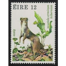 Ireland Stoat Wildlife 12p 1980 MNH SG#461