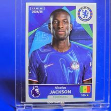 Panini Premier League 2025 - # 187 Nicolas Jackson Chelsea