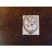 1881 GB Queen Victoria SG172 1d lilac fine used stamp London December 1 1891