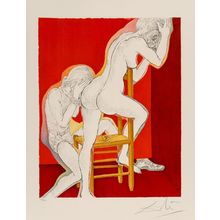 Salvador Dali (1904-1989). Without Hope, from The Marquis de Sade, 1969. Poster