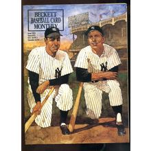 DiMaggio-Mantle-Ruth-Gehrig NY Yankees Greats Beckett BB Monthly #75 1991 EXC.
