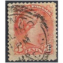 Canada 1889 SG105 3c Bright Vermillion Fine Used ..