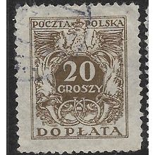 1924/1926 Michel P71 - #2 fine used (o)