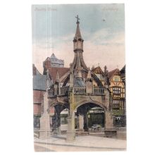 POULTRY CROSS, SALISBURY, WILTSHIRE used vintage postcard 1904 postmark =
