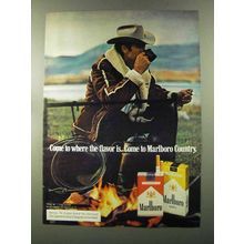 1973 Marlboro Cigarettes Ad - Marlboro Country