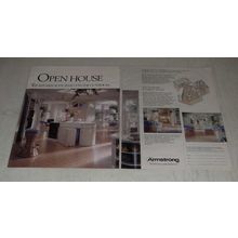 1987 Armstrong Designer Solarian Floor Ad - Open House