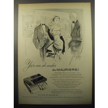 1950 Du Maurier Cigarettes Ad - You're sure she smokes