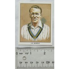Yorkshire Test Cricketers Card No. 24 J. H. Wardle