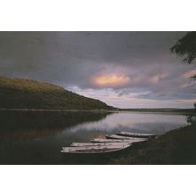 Tunstall Reservoir County Durham At Night Postcard