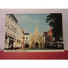 MARKET CROSS, CHICHESTER, SUSSEX unused vintage postcard by Bennett /