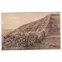 Roman Wall Crag Lough near Gilsland Postcard Cumbria