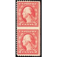 499, Mint LH 2¢ - Looks Like Imperforate Pair Error .. Stuart Katz