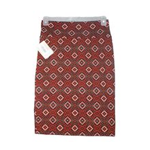Womens Pencil Skirt LulaRoe Cassie Southwestern Aztec Diamond Design New