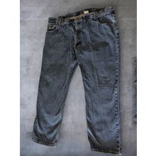 Key Mens Blue Denim Carpenter Jeans 100% Cotton Size 48/32 Workwear Combine SHP