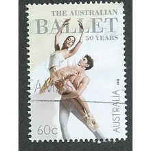 AUS 2012 60c '50TH ANN OF AUSTRALIAN BALLET' FINE USED (EBID36-732)