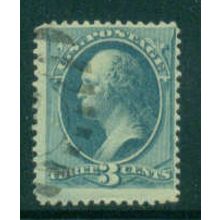 Used 184 3c George Washington Barely Clears M00520